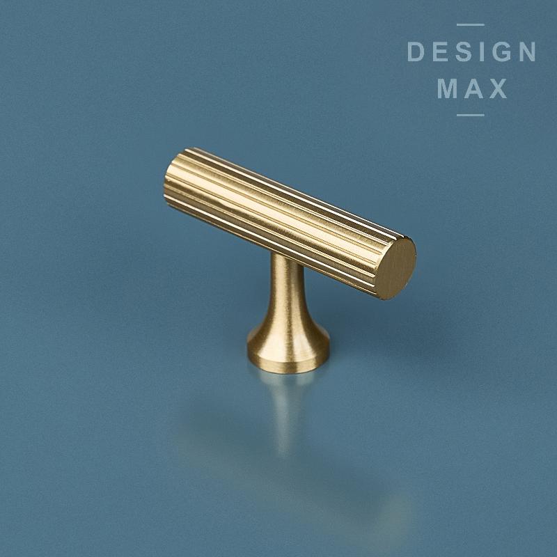 Leif Solid Brass Cabinet T Knob